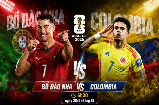 Nhận định Colombia vs Bồ Đào Nha 6h30 ngày 28/6 (Bảng K): Ronaldo kéo Bồ Đào Nha vượt ải 1 Colombia vs Bồ Đào Nha